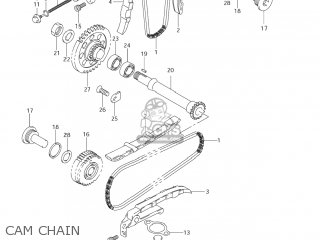 CAM CHAIN - DL1000 VSTROM 2002 (K2) USA (E03)