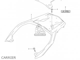 CARRIER - DL1000 VSTROM 2002 (K2) USA (E03)