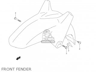 FRONT FENDER - DL1000 VSTROM 2002 (K2) USA (E03)