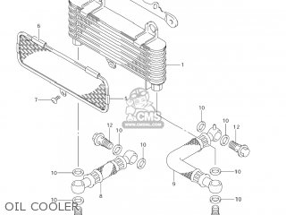 OIL COOLER - DL1000 VSTROM 2002 (K2) USA (E03)