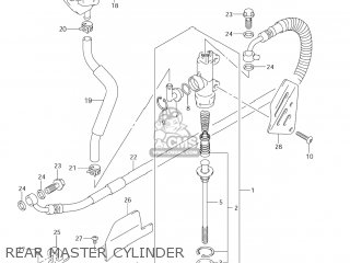 REAR MASTER CYLINDER - DL1000 VSTROM 2002 (K2) USA (E03)