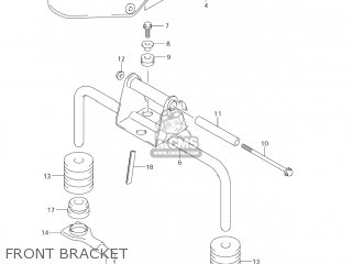 FRONT BRACKET - DL1000 VSTROM 2003 (K3) USA (E03)