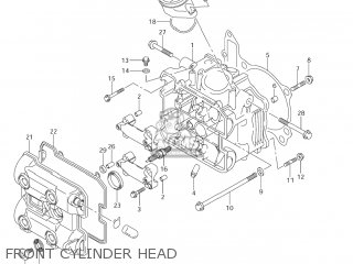 FRONT CYLINDER HEAD - DL1000 VSTROM 2003 (K3) USA (E03)