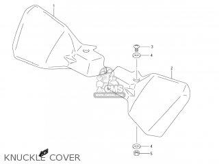 KNUCKLE COVER - DL1000 VSTROM 2003 (K3) USA (E03)