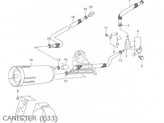 CANISTER (E33) - DL1000 VSTROM 2004 (K4) USA (E03)