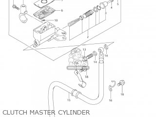 CLUTCH MASTER CYLINDER - DL1000 VSTROM 2004 (K4) USA (E03)