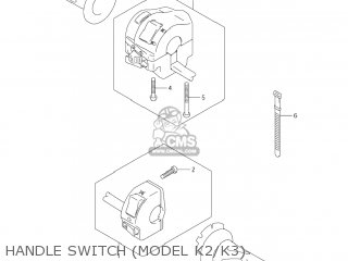 HANDLE SWITCH (MODEL K2/K3) - DL1000 VSTROM 2004 (K4) USA (E03)