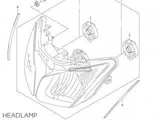 HEADLAMP - DL1000 VSTROM 2004 (K4) USA (E03)