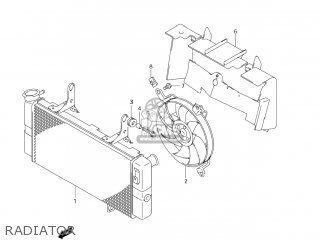 RADIATOR - DL1000 VSTROM 2004 (K4) USA (E03)