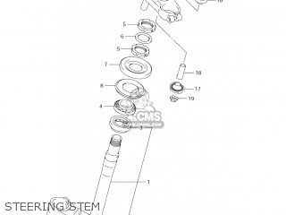 STEERING STEM - DL1000 VSTROM 2004 (K4) USA (E03)