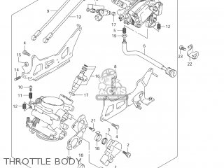 THROTTLE BODY - DL1000 VSTROM 2004 (K4) USA (E03)