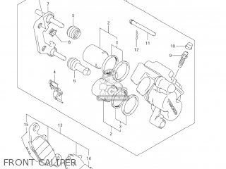 FRONT CALIPER - DL1000 VSTROM 2005 (K5) USA (E03)
