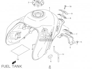FUEL TANK - DL1000 VSTROM 2005 (K5) USA (E03)