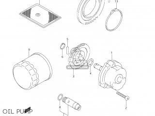 OIL PUMP - DL1000 VSTROM 2005 (K5) USA (E03)
