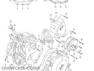 CRANKCASE COVER - DL1000 VSTROM 2006 (K6) USA (E03)