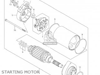 STARTING MOTOR - DL1000 VSTROM 2006 (K6) USA (E03)