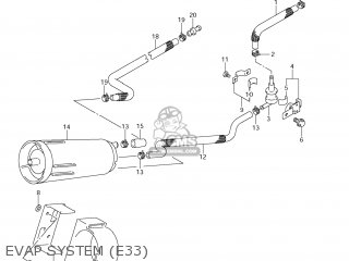 EVAP SYSTEM (E33) - DL1000 VSTROM 2007 (K7) USA (E03)