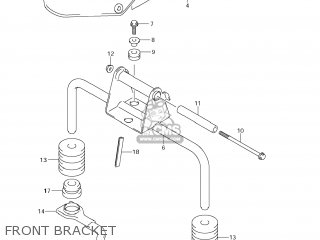 FRONT BRACKET - DL1000 VSTROM 2007 (K7) USA (E03)