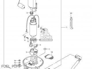 FUEL PUMP - DL1000 VSTROM 2007 (K7) USA (E03)