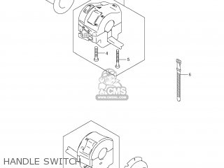 HANDLE SWITCH - DL1000 VSTROM 2007 (K7) USA (E03)