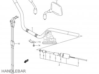 HANDLEBAR - DL1000 VSTROM 2007 (K7) USA (E03)