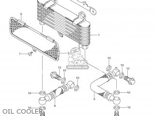 OIL COOLER - DL1000 VSTROM 2007 (K7) USA (E03)