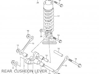 REAR CUSHION LEVER - DL1000 VSTROM 2007 (K7) USA (E03)