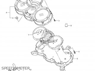 SPEEDOMETER - DL1000 VSTROM 2007 (K7) USA (E03)