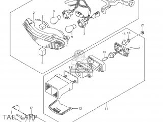 TAIL LAMP - DL1000 VSTROM 2007 (K7) USA (E03)