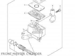 FRONT MASTER CYLINDER - DL1000 VSTROM 2008 (K8) USA (E03)