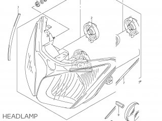 HEADLAMP - DL1000 VSTROM 2008 (K8) USA (E03)