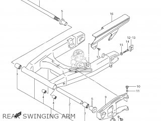 REAR SWINGING ARM - DL1000 VSTROM 2008 (K8) USA (E03)