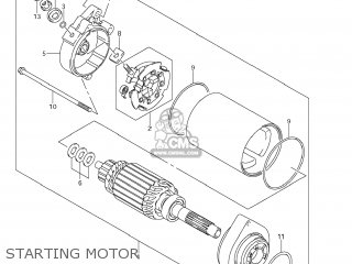 STARTING MOTOR - DL1000 VSTROM 2008 (K8) USA (E03)