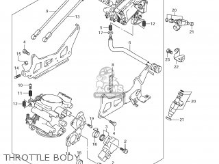 THROTTLE BODY - DL1000 VSTROM 2008 (K8) USA (E03)