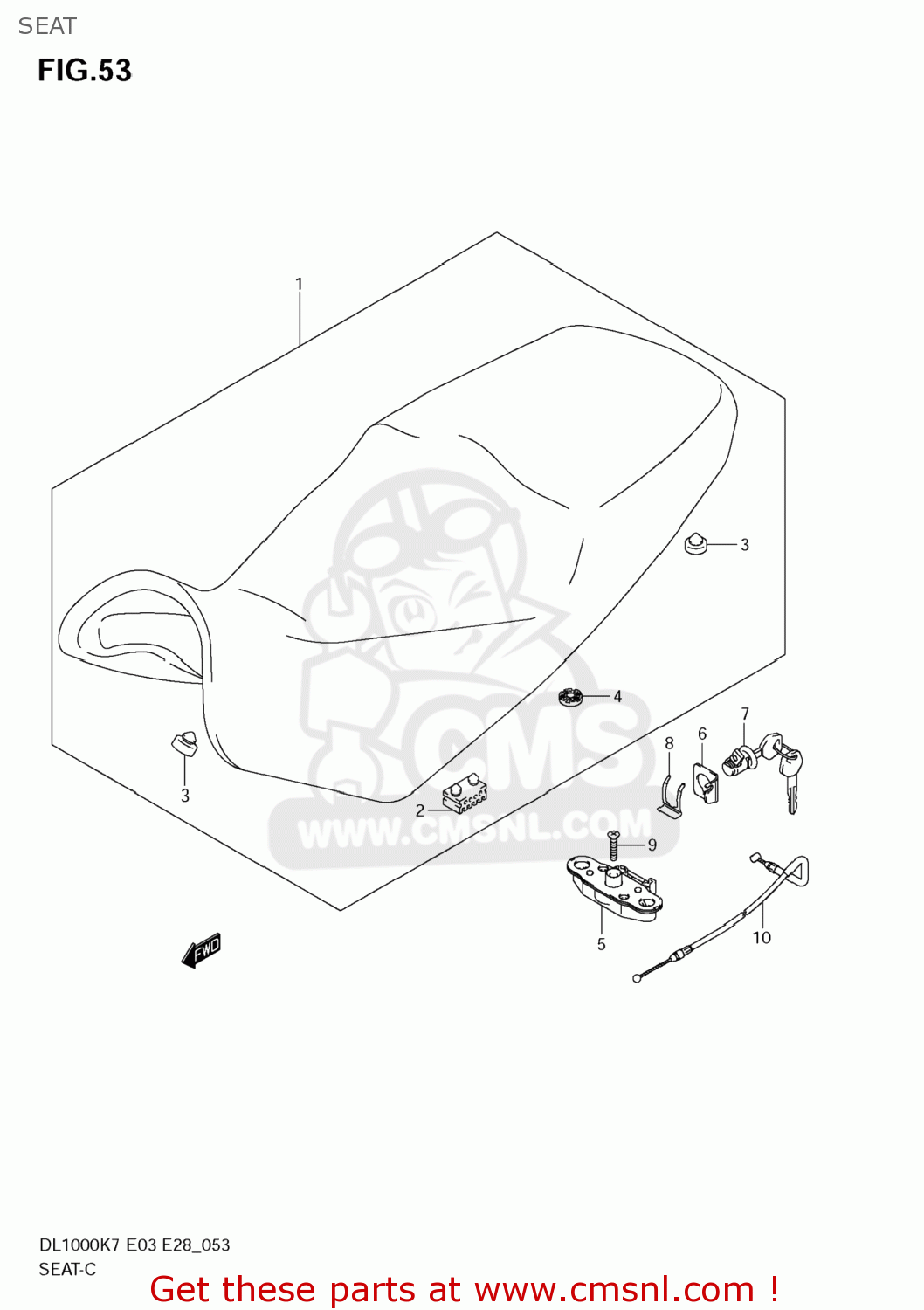 SEAT DL1000 VSTROM 2009 (K9) USA (E03)