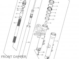 FRONT DAMPER - DL1000 VSTROM 2009 (K9) USA (E03)