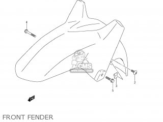 FRONT FENDER - DL1000 VSTROM 2009 (K9) USA (E03)