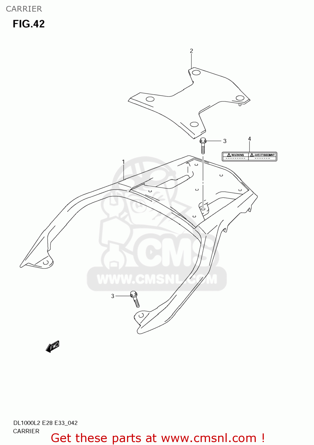 CARRIER DL1000 VSTROM 2012 (L2) USA (E03)