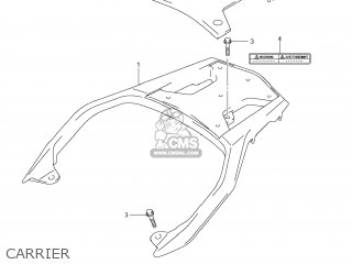 CARRIER - DL1000 VSTROM 2012 (L2) USA (E03)
