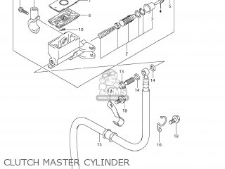 CLUTCH MASTER CYLINDER - DL1000 VSTROM 2012 (L2) USA (E03)