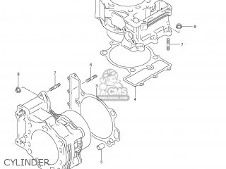 CYLINDER - DL1000 VSTROM 2012 (L2) USA (E03)