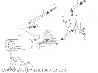 EVAPO SYSTEM (DL1000 L2 E33) - DL1000 VSTROM 2012 (L2) USA (E03)