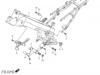 FRAME - DL1000 VSTROM 2012 (L2) USA (E03)