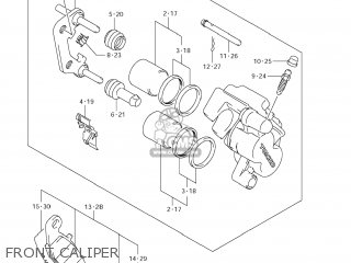 FRONT CALIPER - DL1000 VSTROM 2012 (L2) USA (E03)