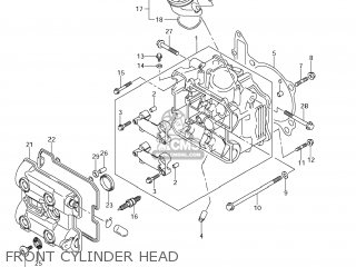 FRONT CYLINDER HEAD - DL1000 VSTROM 2012 (L2) USA (E03)