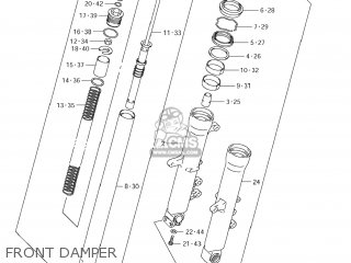 FRONT DAMPER - DL1000 VSTROM 2012 (L2) USA (E03)