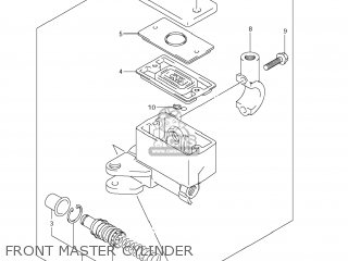 FRONT MASTER CYLINDER - DL1000 VSTROM 2012 (L2) USA (E03)