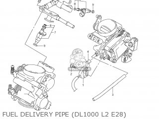 FUEL DELIVERY PIPE (DL1000 L2 E28) - DL1000 VSTROM 2012 (L2) USA (E03)