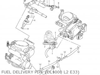 FUEL DELIVERY PIPE (DL1000 L2 E33) - DL1000 VSTROM 2012 (L2) USA (E03)