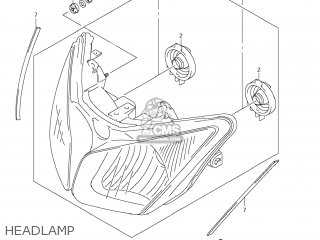 HEADLAMP - DL1000 VSTROM 2012 (L2) USA (E03)